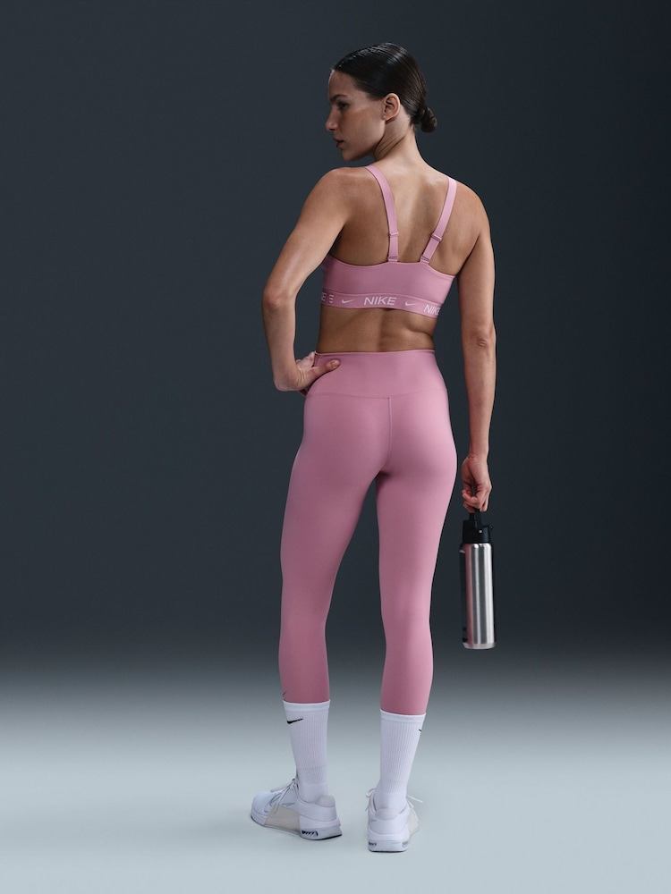 Nike Elemental Pink Dri-FIT One High Waisted Leggings - Image 2 of 7