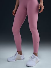 Nike Elemental Pink Dri-FIT One High Waisted Leggings - Image 3 of 7