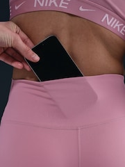 Nike Elemental Pink Dri-FIT One High Waisted Leggings - Image 6 of 7