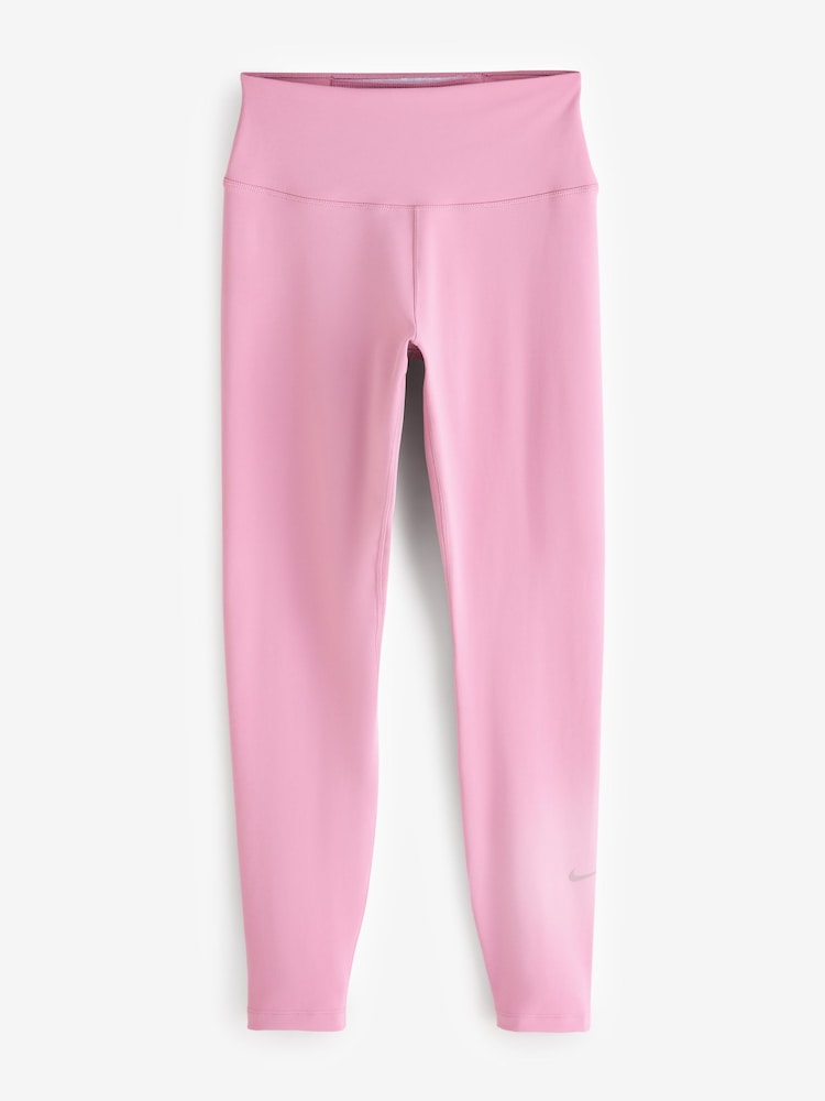 Nike Elemental Pink Dri-FIT One High Waisted Leggings - Image 7 of 7