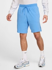 Nike University Blue Club Knit 100% Cotton Shorts - Image 1 of 4