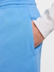Nike University Blue Club Knit 100% Cotton Shorts - Image 4 of 4