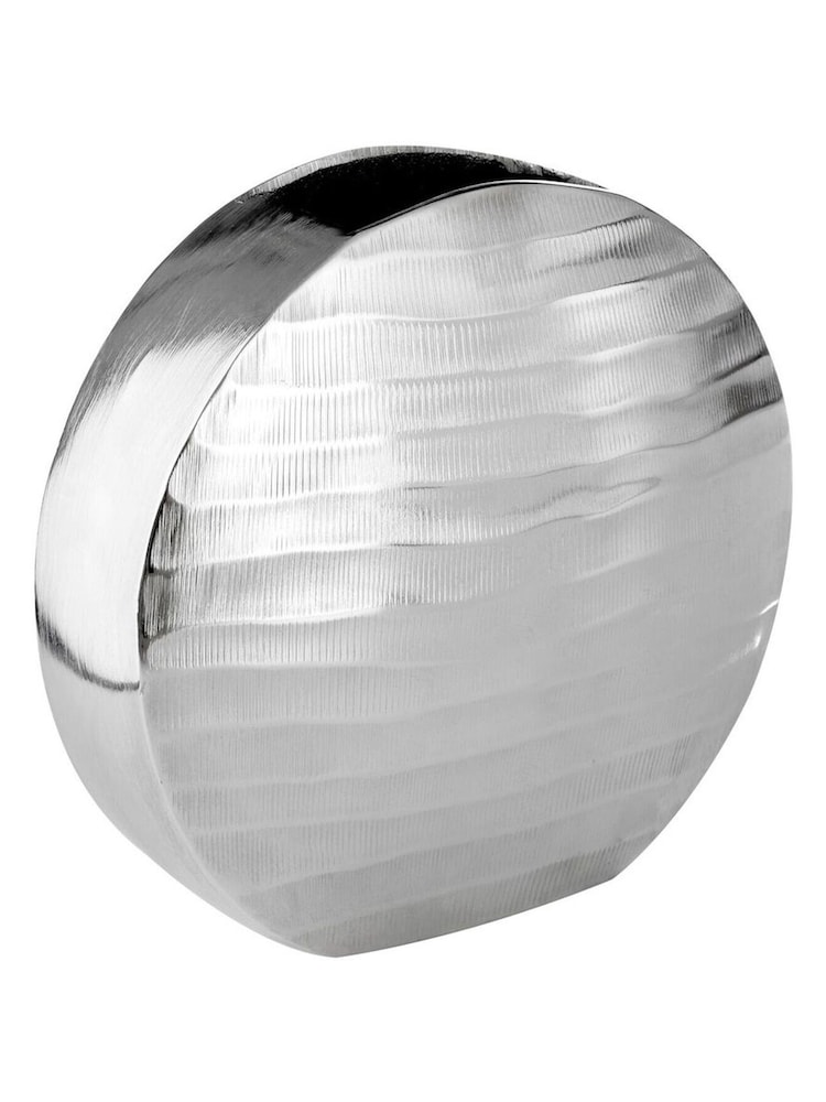 Interiors by Premier Silver Kensington Townhouse Round Vase - Image 3 of 3 Interiors by Premier Silver Kensington Townhouse Round Vase - Image 3 of 3