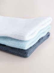 Blue Knee High Socks 3 Pack (0mths-2yrs) - Image 2 of 3