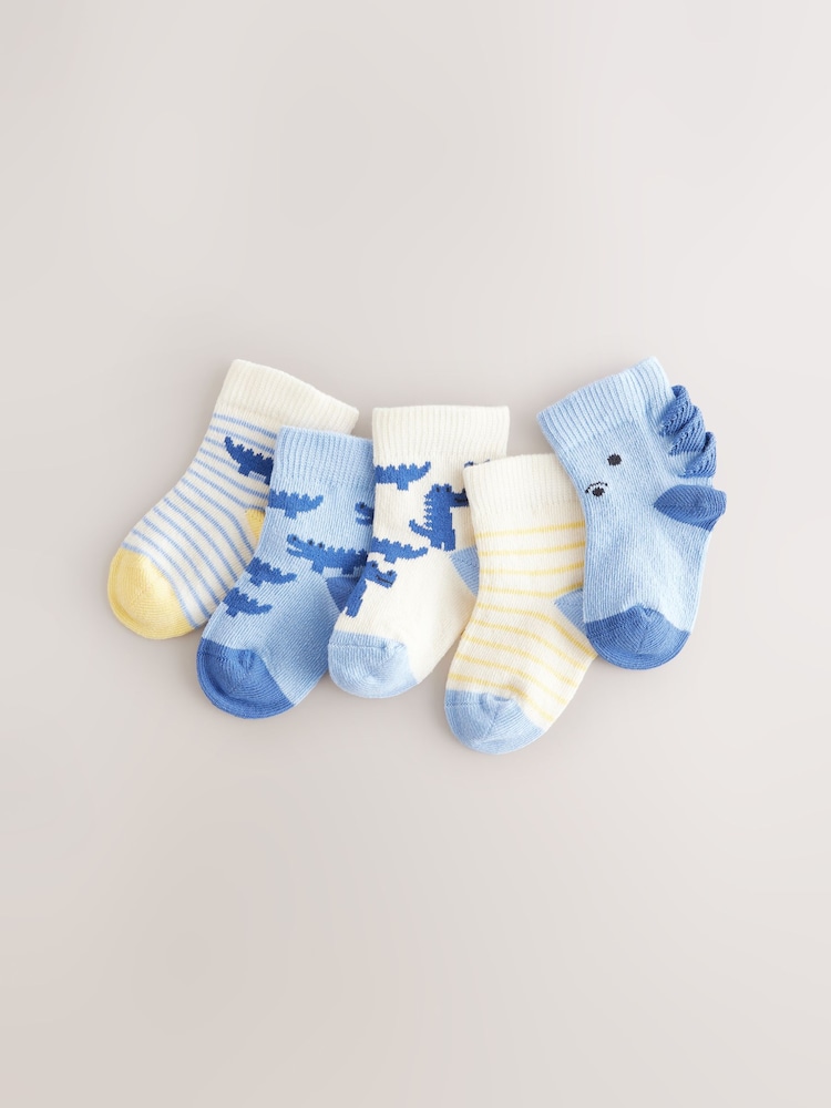 modra - Otroške nogavice 5 Pack (0mths-2yrs) - Slika 1 iz 3 modra - Otroške nogavice 5 Pack (0mths-2yrs) - Slika 1 iz 3