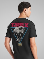 All + Every Black Mens Universal Jurassic Park Isla Nublar Tour Tyrannosaurus Rex 100% Cotton T-Shirt - Image 1 of 5