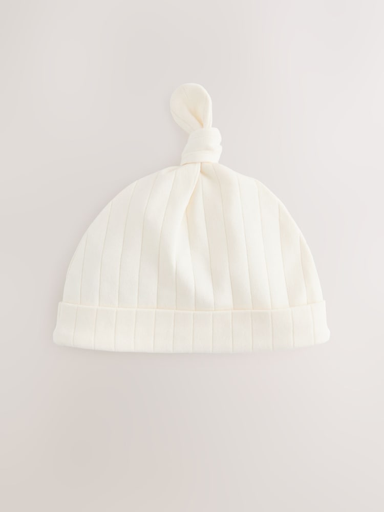 Bleu - Cravate Top 100% Coton Chapeaux Lot de 3 (0-18mois) - Image 3 of 5