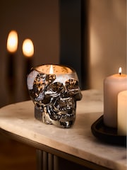 Skull Pumpkin Spice Shaped Candle - Image 1 of 3