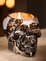 Skull Pumpkin Spice Shaped Candle - Image 2 of 3