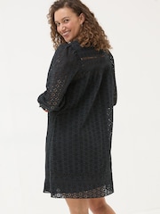 FatFace Black 100% Cotton Brody Detail Dress - Image 4 of 8