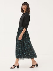 Black Dark Skies Nadine Pleat Skirt - Image 3 of 6