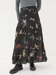 FatFace Black Anika Moonlit Skirt - Image 1 of 5