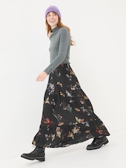 FatFace Black Anika Moonlit Skirt - Image 3 of 5