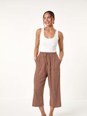 Roman Pink Spot Print Stretch Culottes - Image 2 of 5
