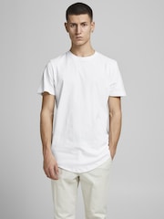 JACK & JONES 100% Cotton Crew Neck T-Shirt 3 Pack - Imagen 2 de 8