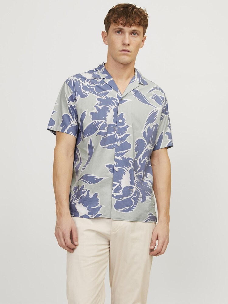 JACK & JONES Bedrucktes Resort-Sommerhemd mit Kragen - Bild 1 von 5