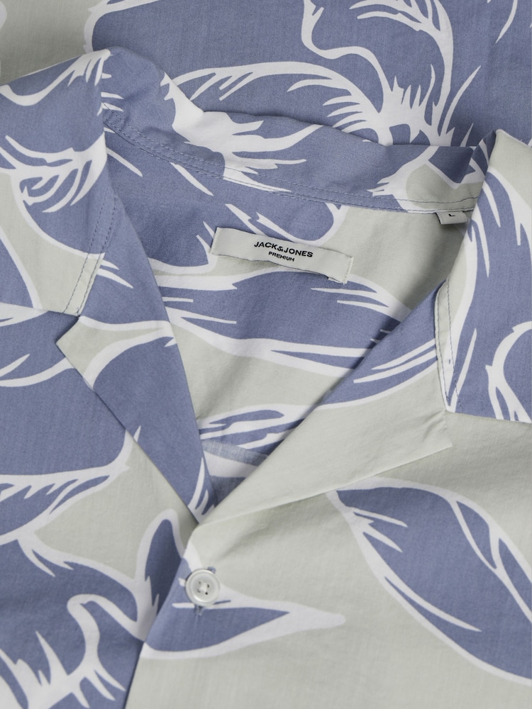 JACK & JONES Bedrucktes Resort-Sommerhemd mit Kragen - Bild 5 von 5