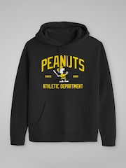 All + Every Black Mens Peanuts Athletic Department Charlie Hoodie - Image 3 of 4