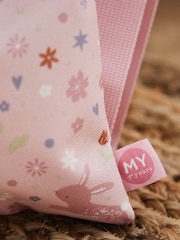 My 1st Years Personalised Pink Bunny Print Drawstring Bag - Image 5 of 6