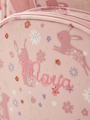 My 1st Years Personalised Pink Bunny With Ears Lunch Bag - Image 2 of 5