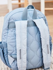 My 1st Years Personalised Blue Quilted Medium Backpack - Image 4 of 6
