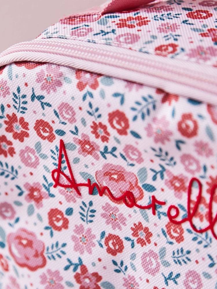 My 1st Years Personalised Floral Design Lunch Bag with Compartment - Image 2 of 5