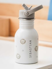 My 1st Years Personalised Grey Lion Water Bottle - Image 1 of 4
