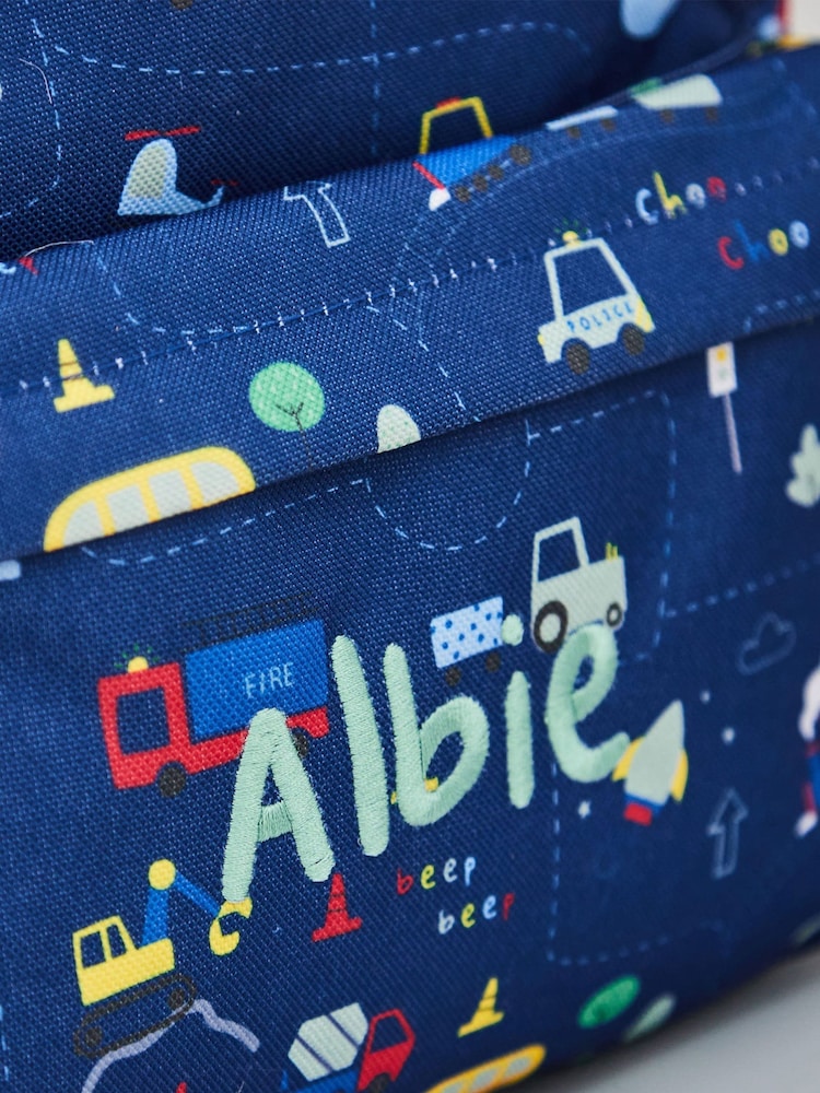 My 1st Years Personalised On The Move Print Grab Handle Backpack - Image 2 of 5