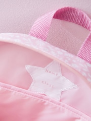 My 1st Years Personalised Pink Unicorn Face Medium Backpack - Image 4 of 5