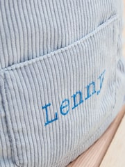 My 1st Years Personalised Blue Cord Mini Backpack - Image 2 of 5