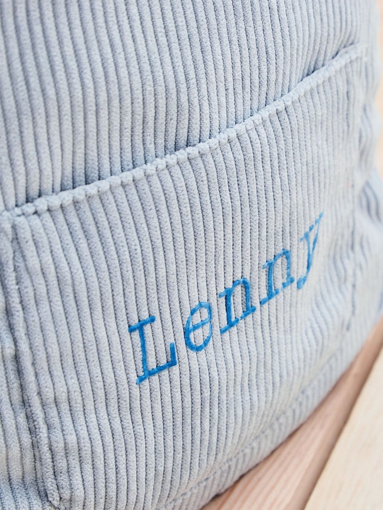 My 1st Years Personalised Blue Cord Mini Backpack - Image 2 of 5