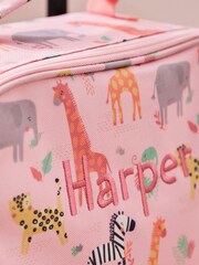 My 1st Years Personalised Pink Safari Design Suitcase - Image 2 of 5