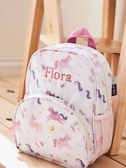 My 1st Years Personalised Unicorn Print Mini Backpack - Image 1 of 6