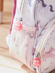 My 1st Years Personalised Unicorn Print Mini Backpack - Image 4 of 6