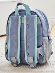 Personalised Blue Dinosaur Face Mini Backpack - Image 3 of 6