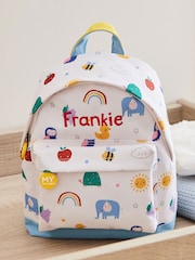 My 1st Years Personalised Colourful Print Classic Mini Backpack - Image 1 of 6