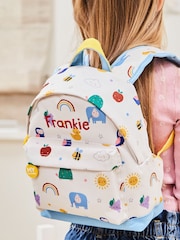 My 1st Years Personalised Colourful Print Classic Mini Backpack - Image 5 of 6