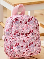 My 1st Years Personalised Floral Tiny Print Backpack - Image 1 of 5