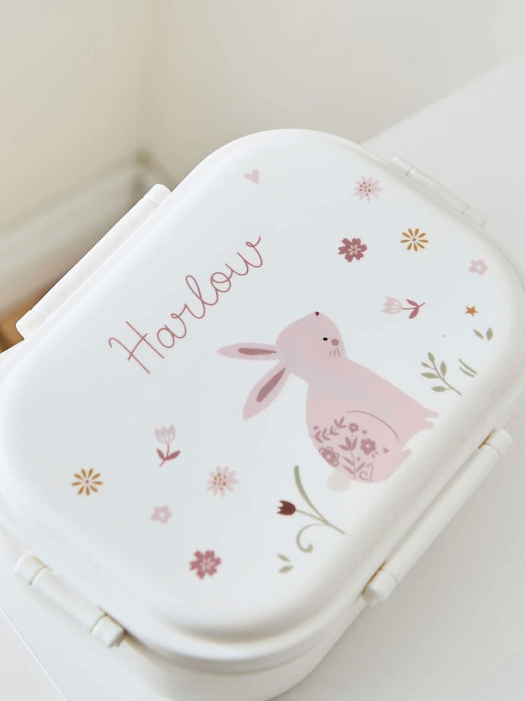 My 1st Years Personalised Bunny Design Lunch Box - Image 1 of 4