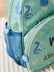 My 1st Years Personalised Dinosaur Print Medium Grab Handle Backpack - Image 3 of 5