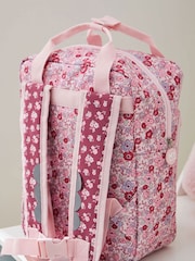 My 1st Years Personalised Pink Floral Medium Backpack With Grab Handle - Image 3 of 6