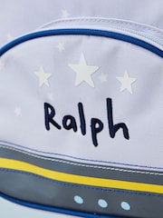 My 1st Years Personalised Grey Rocket Mini Backpack - Image 4 of 5