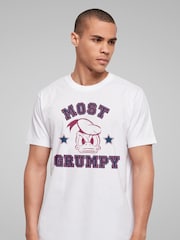 All + Every White Mens 100% Cotton Disney Most Grumpy Donald Duck T-Shirt - Image 2 of 4