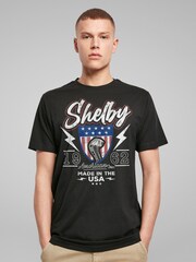 All + Every Black Mens 100% Cotton Shelby 1962 Made In The USA T-Shirt - Image 1 of 4