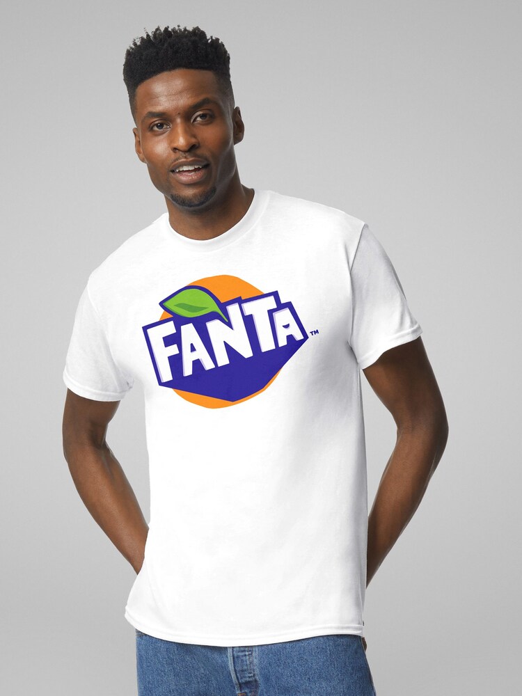 All + Every White Mens 100% Cotton Fanta 2016 Logo T-Shirt - Image 2 of 4