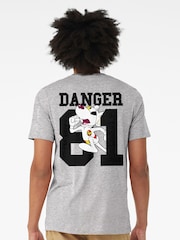 All + Every Grey Mens Danger Mouse Running 81 T-Shirt - Image 1 of 5