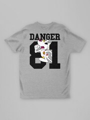 All + Every Grey Mens Danger Mouse Running 81 T-Shirt - Image 4 of 5