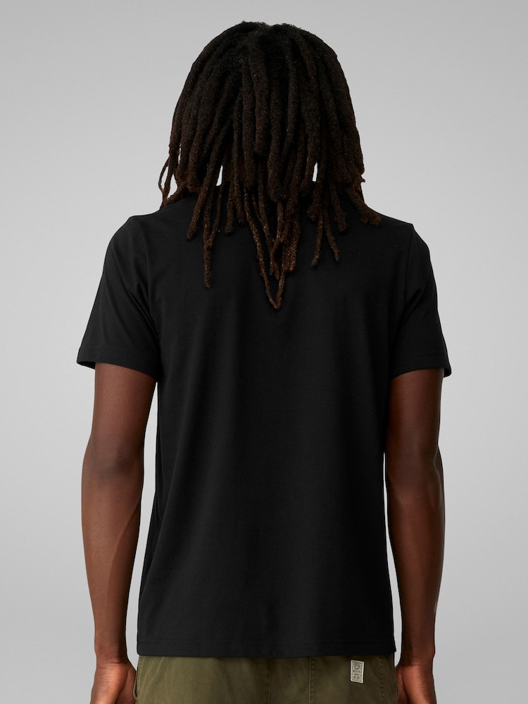 All + Every Black Mens 100% Cotton Danger Mouse Eye Patch T-Shirt - Image 2 of 4 All + Every Black Mens 100% Cotton Danger Mouse Eye Patch T-Shirt - Image 2 of 4
