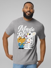 All + Every Grey Mens Danger Mouse Made In The 80s T-Shirt - Image 1 of 3