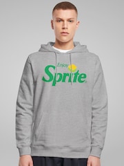 All + Every Grey Mens Enjoy Sprite 90s Lemon Logo Hoodie - Image 1 of 4
